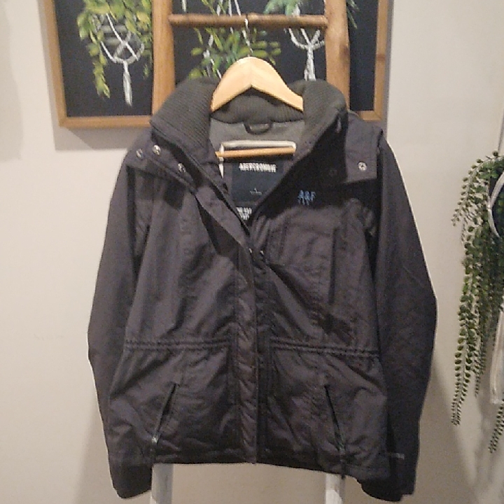 Abercrombie & Fitch Black Ski Jacket